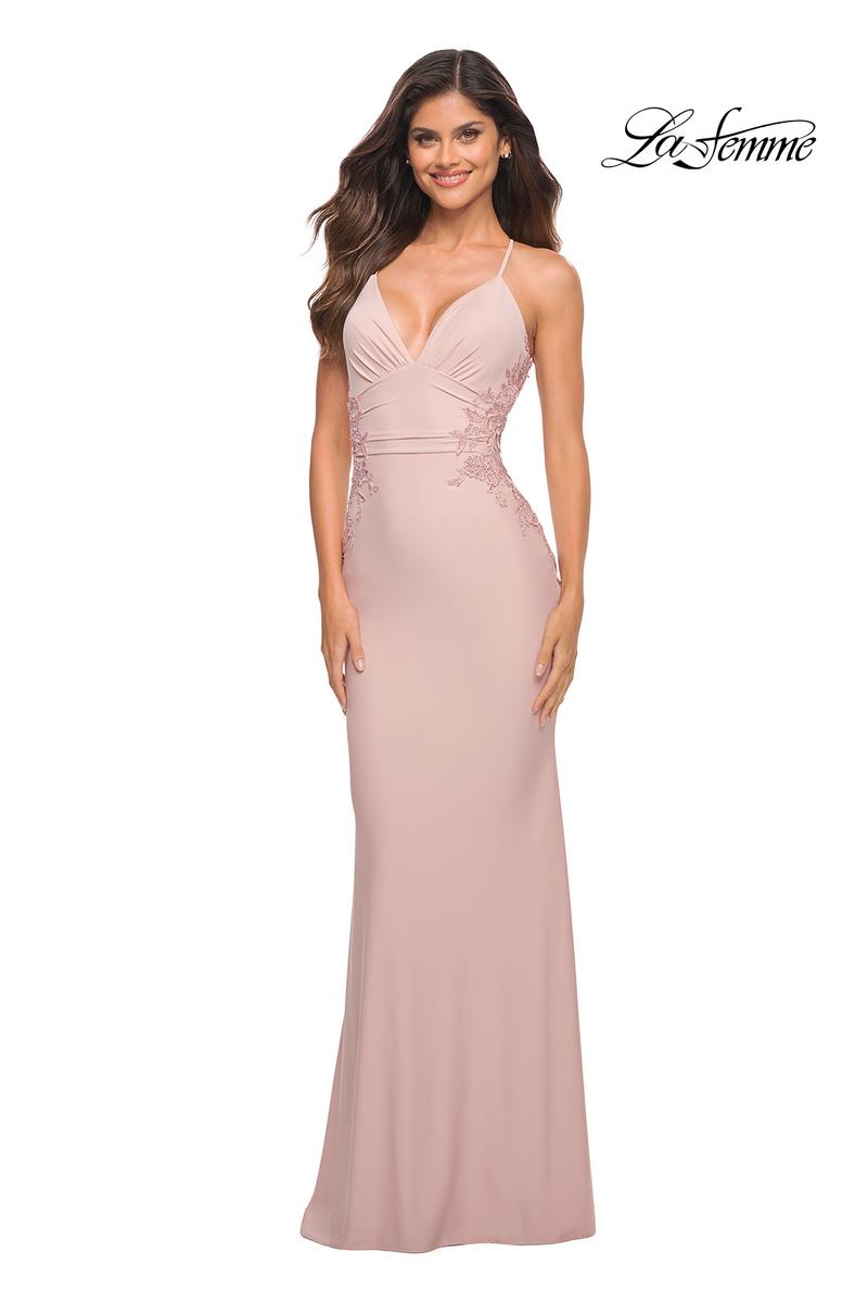 La Femme Dress 30706 - Mauve