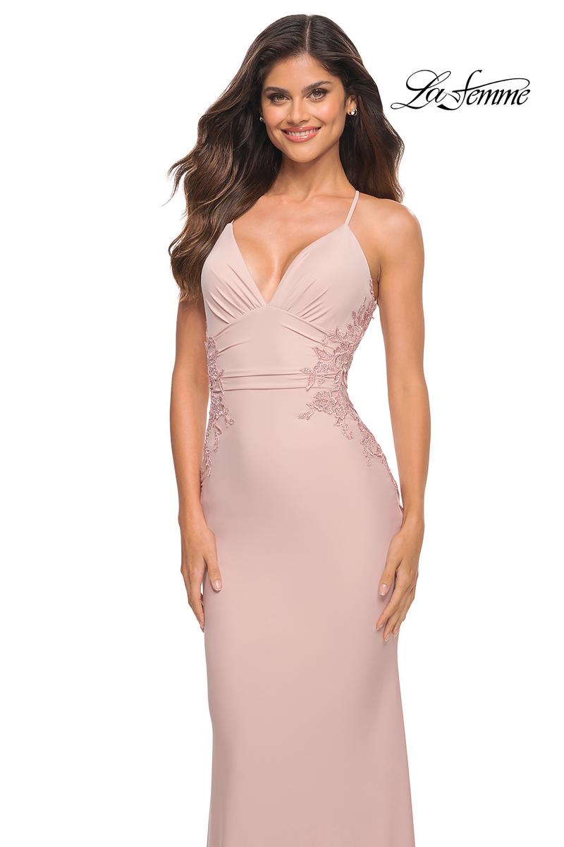 La Femme Dress 30706 - Mauve