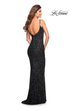 La Femme Dress 30707 - Black