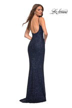 La Femme Dress 30707 - Navy