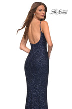 La Femme Dress 30707 - Navy