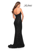 La Femme Dress 30714 - Black