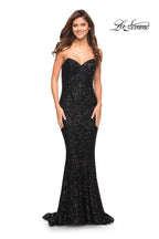 La Femme Dress 30714 - Black