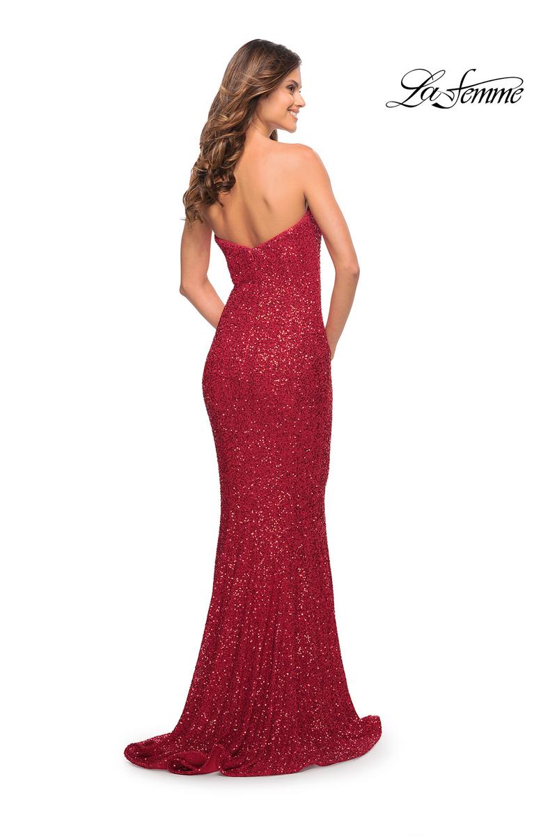 La Femme Dress 30714 - Red