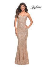 La Femme Dress 30714 - Rose Gold
