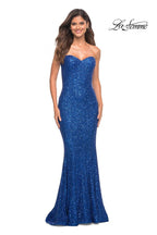 La Femme Dress 30714 - Royal Blue