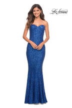 La Femme Dress 30714 - Royal Blue