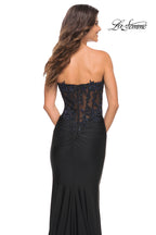 La Femme Dress 30720 - Dark Emerald
