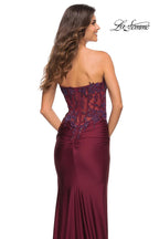 La Femme Dress 30720 - Dark Berry