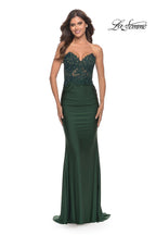 La Femme Dress 30720 - Dark Emerald