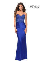 La Femme Dress 30720 - Royal Blue
