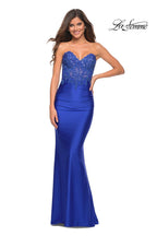 La Femme Dress 30720 - Royal Blue