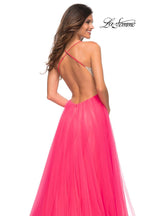 La Femme Dress 30721 - Neon Pink