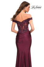 La Femme Dress 30741 - Dark Berry