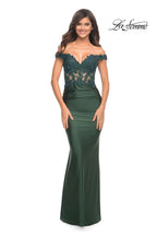La Femme Dress 30741 - Emerald