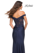 La Femme Dress 30741 - Navy