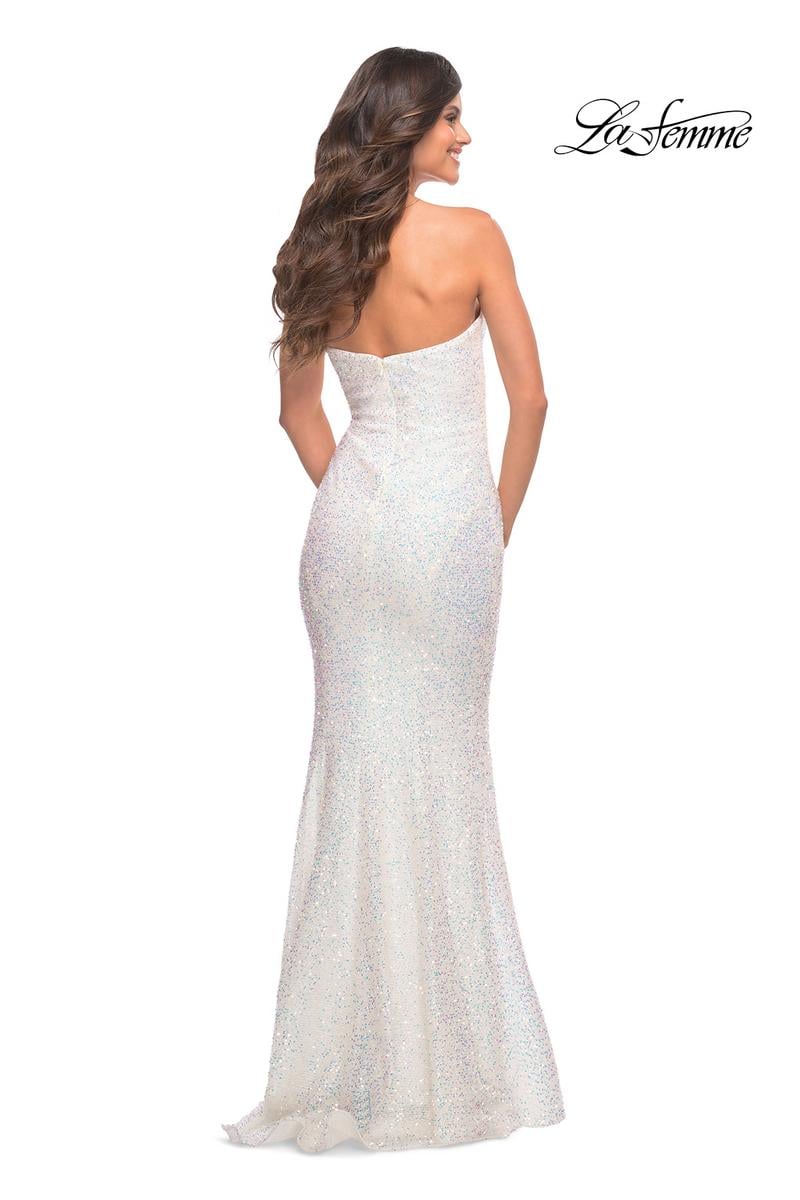 La Femme Dress 30743 - White
