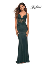 La Femme Dress 30757 - Dark Emerald
