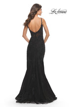 La Femme Dress 30767 - Black