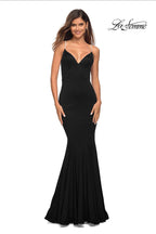 La Femme Dress 30785 - Black
