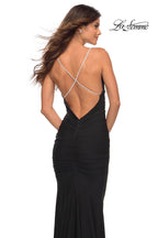 La Femme Dress 30793 - Black