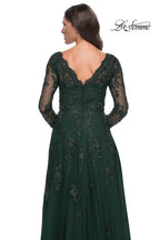 La Femme Evening Dress 30795 - Emerald