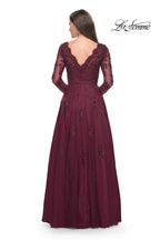 La Femme Evening Dress 30795 - Wine