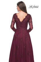 La Femme Evening Dress 30795 - Wine