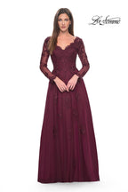 La Femme Evening Dress 30795 - Wine