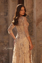 La Femme Evening Dress 30803 - Champagne
