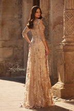 La Femme Evening Dress 30803 - Champagne