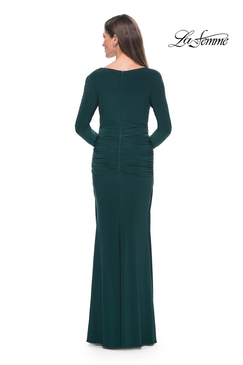 La Femme Evening Dress 30813 - Hunter Green
