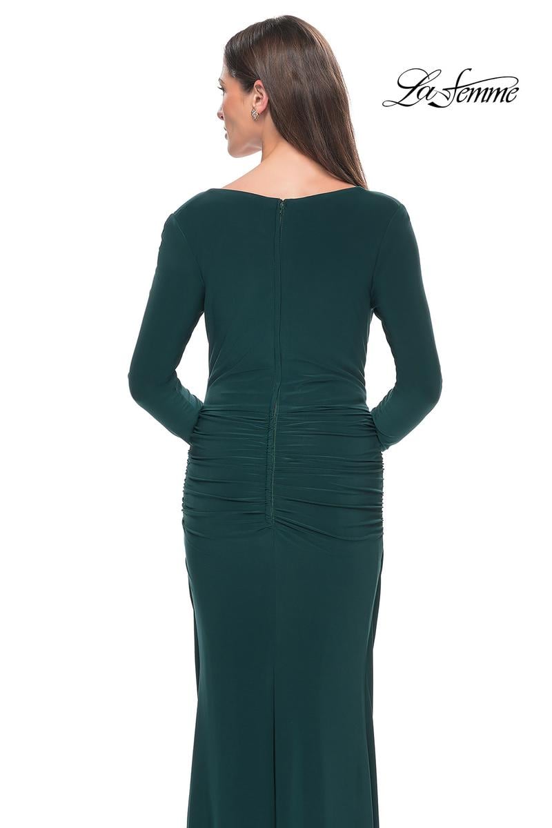 La Femme Evening Dress 30813 - Hunter Green