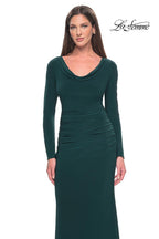 La Femme Evening Dress 30813 - Hunter Green