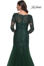 La Femme Evening Dress 30823 - Emerald