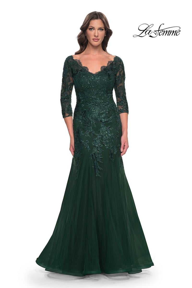 La Femme Evening Dress 30823