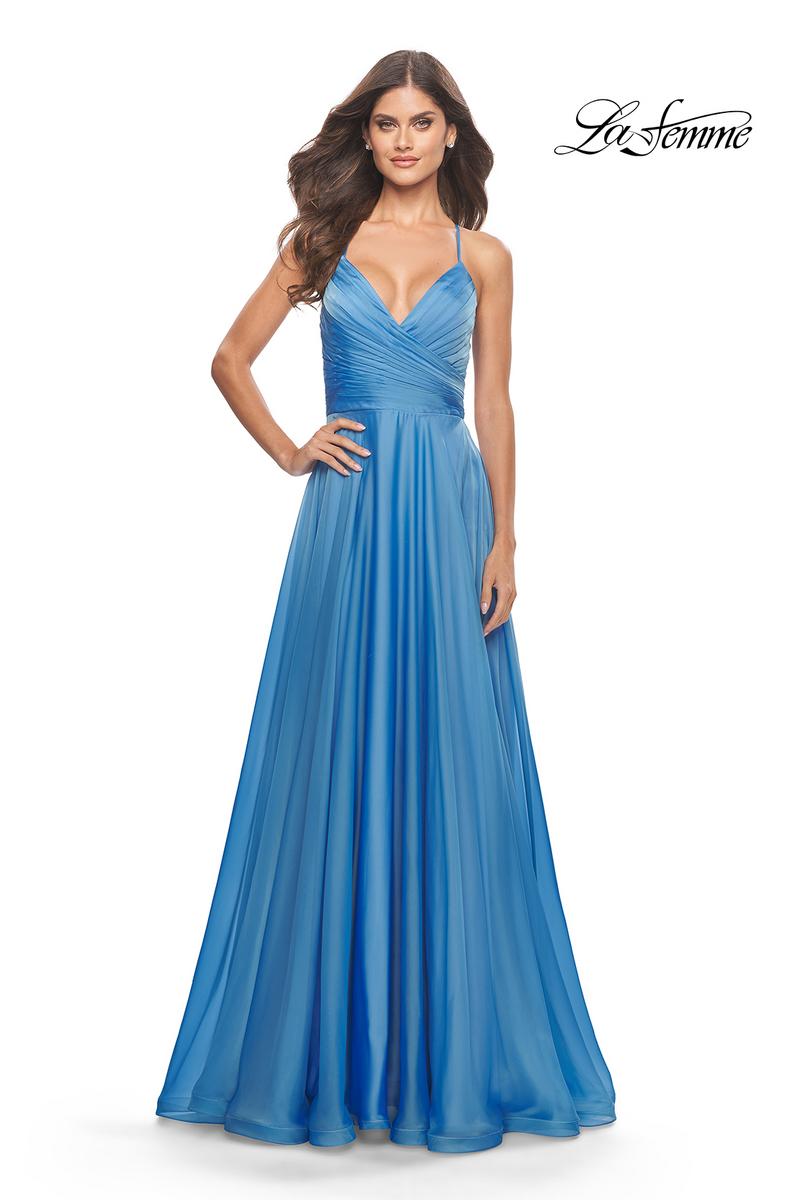 La Femme Dress 30840 - Cloud Blue