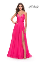 La Femme Dress 30840 - Neon Pink