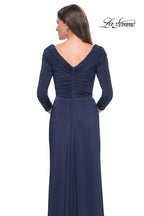 La Femme Evening Dress 30845 - Navy