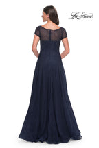 La Femme Evening Dress 30852 - Navy