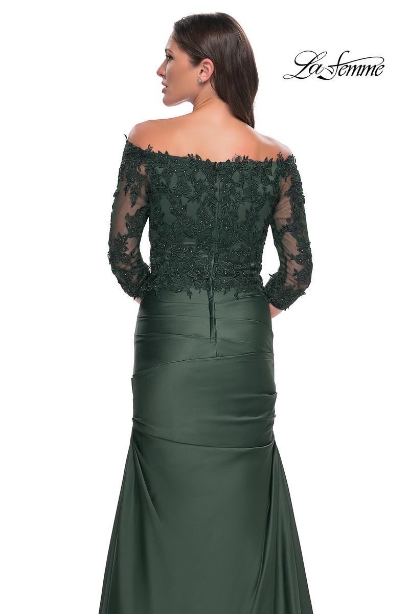 La Femme Evening Dress 30853 - Emerald