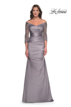 La Femme Evening Dress 30853 - Silver