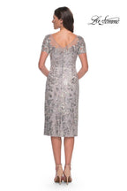La Femme Evening Dress 30854 - Silver