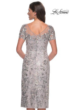 La Femme Evening Dress 30854 - Silver