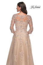 La Femme Evening Dress 30859 - Champagne