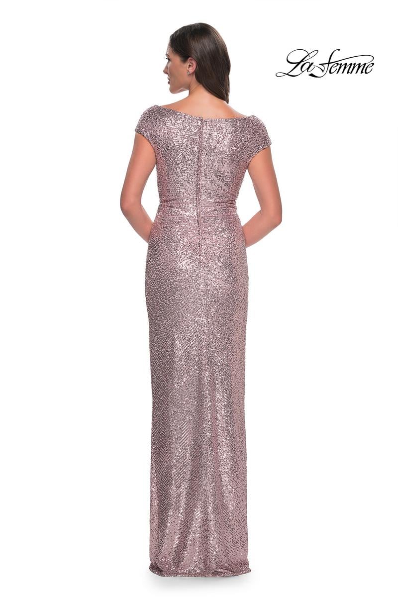 La Femme Evening Dress 30865 - Mauve