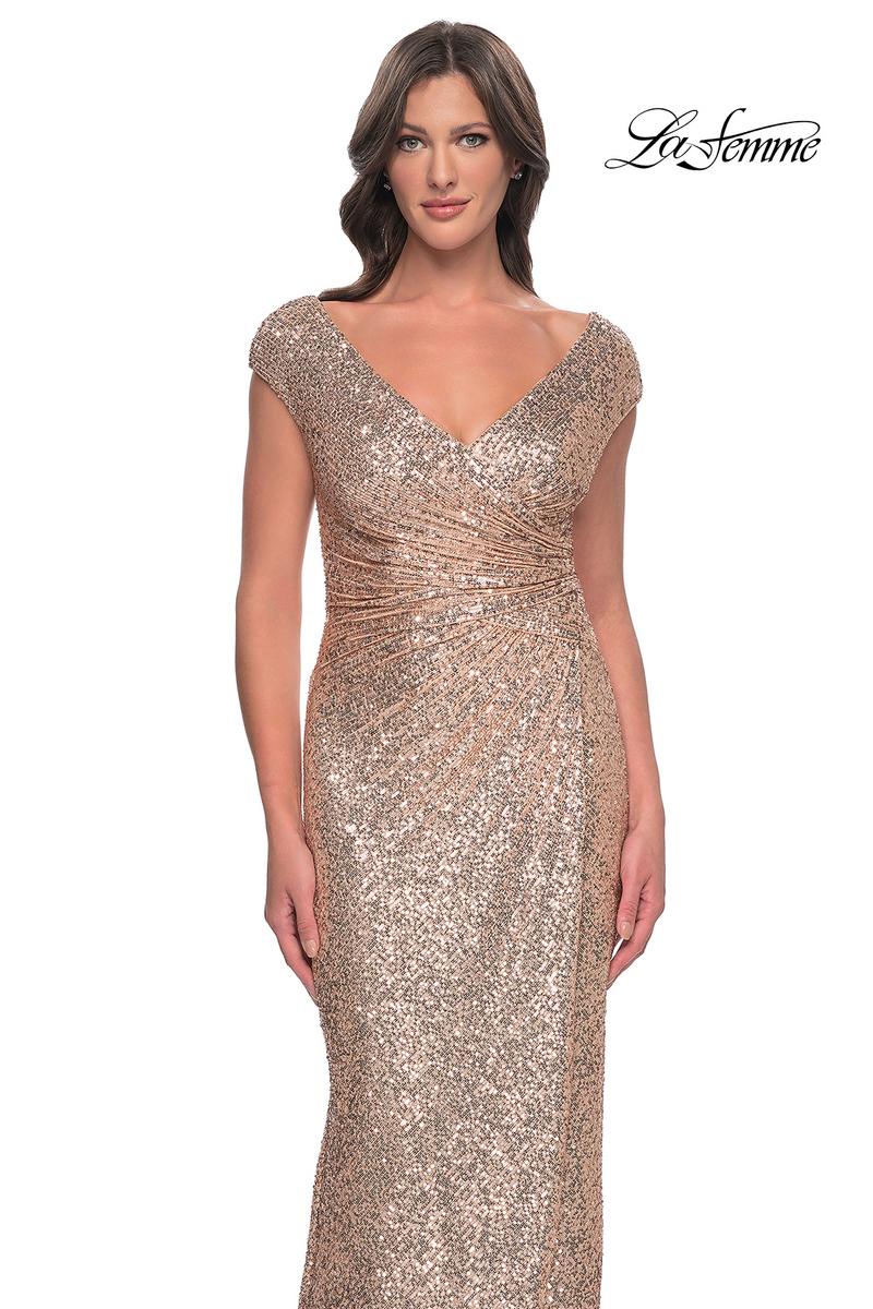 La Femme Evening 30865 - Rose Gold