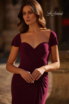 La Femme Evening Dress 30874 - Dark Berry