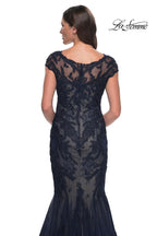 La Femme Evening Dress 30876 - Navy