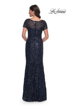 La Femme Evening Dress 30877 - Navy